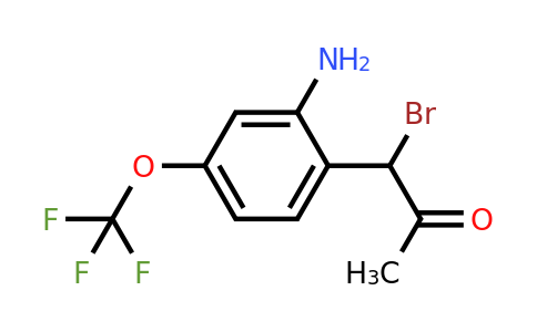 1804216-74-7 | 1-(2-Amino-4-(trifluoromethoxy)phenyl)-1-bromopropan-2-one