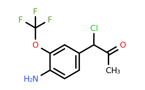1804216-85-0 | 1-(4-Amino-3-(trifluoromethoxy)phenyl)-1-chloropropan-2-one