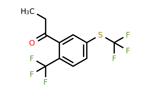 1804216-89-4 | 1-(2-(Trifluoromethyl)-5-(trifluoromethylthio)phenyl)propan-1-one