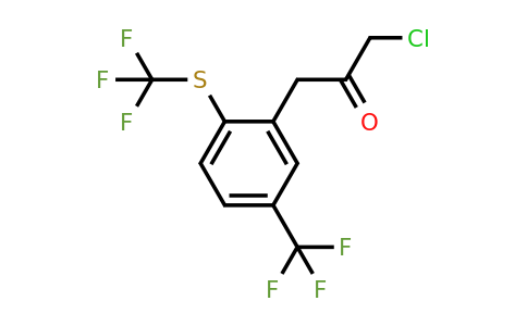 1804217-17-1 | 1-Chloro-3-(5-(trifluoromethyl)-2-(trifluoromethylthio)phenyl)propan-2-one