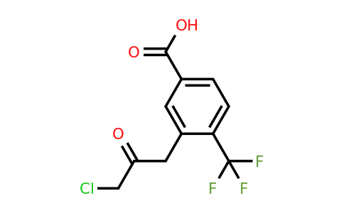 1804217-31-9 | 3-(3-Chloro-2-oxopropyl)-4-(trifluoromethyl)benzoic acid