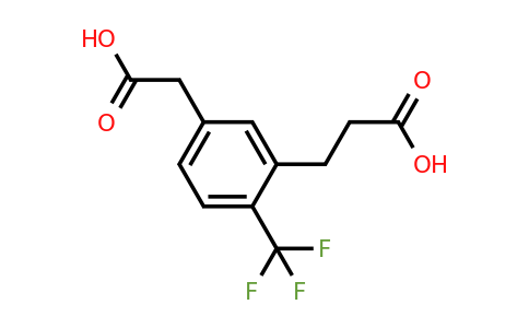1804217-36-4 | 3-(2-Carboxyethyl)-4-(trifluoromethyl)phenylacetic acid