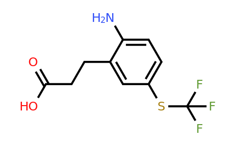 1804217-40-0 | 3-(2-Amino-5-(trifluoromethylthio)phenyl)propanoic acid