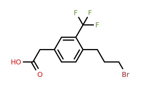 1804217-50-2 | 4-(3-Bromopropyl)-3-(trifluoromethyl)phenylacetic acid