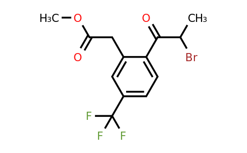 1804217-70-6 | Methyl 2-(2-bromopropanoyl)-5-(trifluoromethyl)phenylacetate