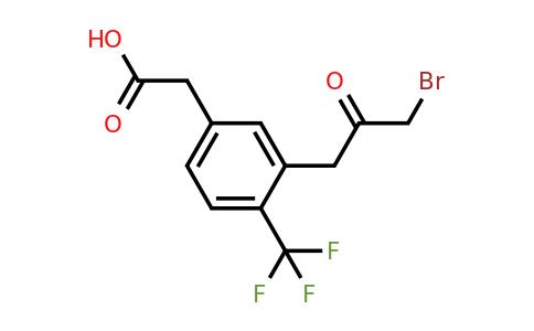 1804217-88-6 | 3-(3-Bromo-2-oxopropyl)-4-(trifluoromethyl)phenylacetic acid