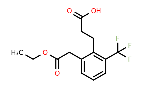 1804218-10-7 | Ethyl 2-(2-carboxyethyl)-3-(trifluoromethyl)phenylacetate