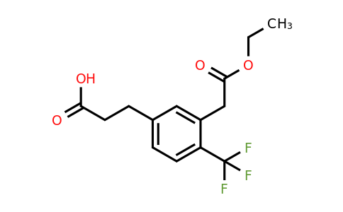 1804218-15-2 | Ethyl 5-(2-carboxyethyl)-2-(trifluoromethyl)phenylacetate