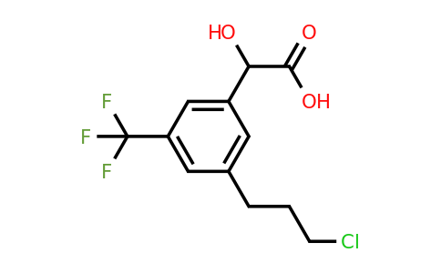 1804218-16-3 | 3-(3-Chloropropyl)-5-(trifluoromethyl)mandelic acid