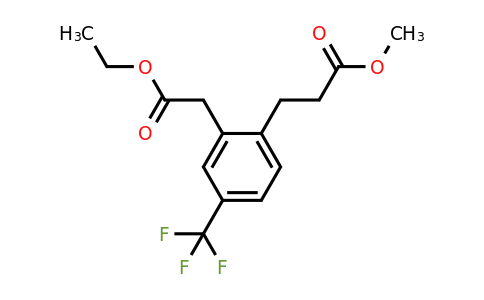 1804218-19-6 | Ethyl 2-(3-methoxy-3-oxopropyl)-5-(trifluoromethyl)phenylacetate