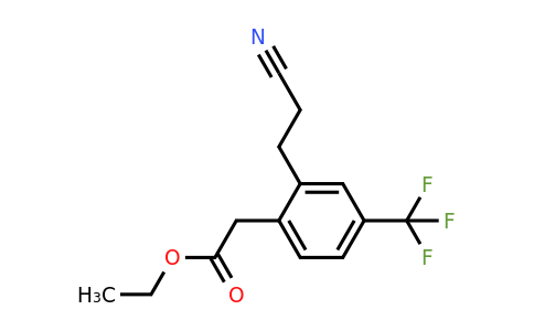 1804218-27-6 | Ethyl 2-(2-cyanoethyl)-4-(trifluoromethyl)phenylacetate