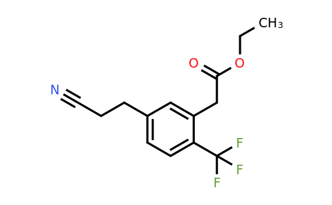 1804218-33-4 | Ethyl 5-(2-cyanoethyl)-2-(trifluoromethyl)phenylacetate