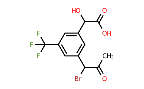 1804218-42-5 | 3-(1-Bromo-2-oxopropyl)-5-(trifluoromethyl)mandelic acid