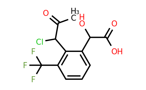 1804218-72-1 | 2-(1-Chloro-2-oxopropyl)-3-(trifluoromethyl)mandelic acid