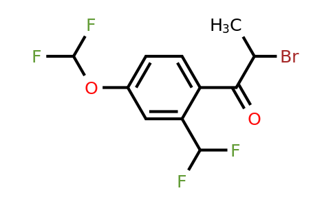 1804218-81-2 | 2-Bromo-1-(4-(difluoromethoxy)-2-(difluoromethyl)phenyl)propan-1-one