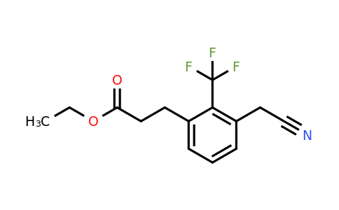 1804218-90-3 | Ethyl 3-(3-(cyanomethyl)-2-(trifluoromethyl)phenyl)propanoate