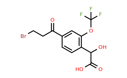 1804218-93-6 | 4-(3-Bromopropanoyl)-2-(trifluoromethoxy)mandelic acid