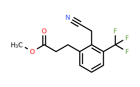 1804218-99-2 | Methyl 3-(2-(cyanomethyl)-3-(trifluoromethyl)phenyl)propanoate