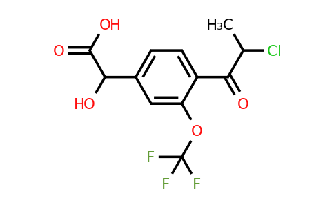 1804219-01-9 | 4-(2-Chloropropanoyl)-3-(trifluoromethoxy)mandelic acid