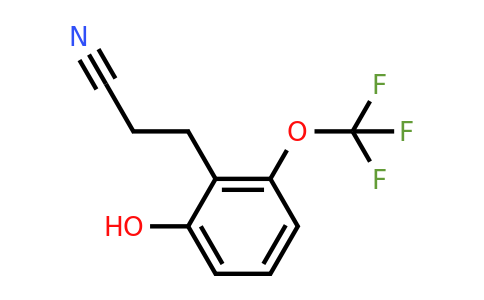 1804219-21-3 | 3-(2-Hydroxy-6-(trifluoromethoxy)phenyl)propanenitrile