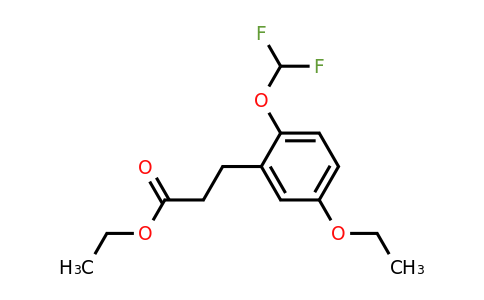 1804219-32-6 | Ethyl 2-(difluoromethoxy)-5-ethoxyphenylpropanoate