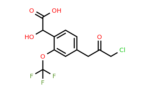 1804219-43-9 | 4-(3-Chloro-2-oxopropyl)-2-(trifluoromethoxy)mandelic acid