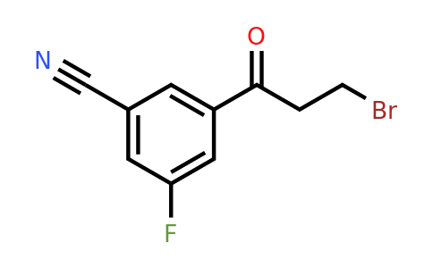 1804219-54-2 | 3-(3-Bromopropanoyl)-5-fluorobenzonitrile
