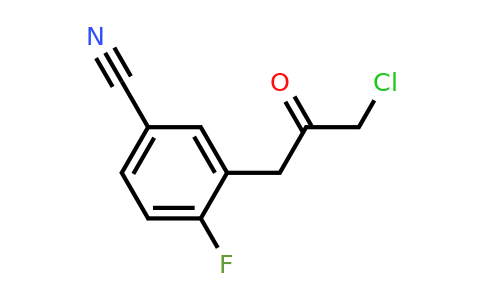 1804219-62-2 | 3-(3-Chloro-2-oxopropyl)-4-fluorobenzonitrile