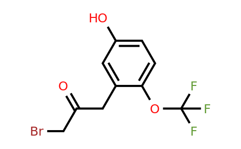 1804219-90-6 | 3-(3-Bromo-2-oxopropyl)-4-(trifluoromethoxy)phenol