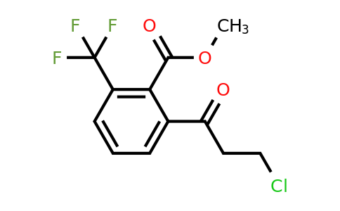 1804219-94-0 | Methyl 2-(3-chloropropanoyl)-6-(trifluoromethyl)benzoate