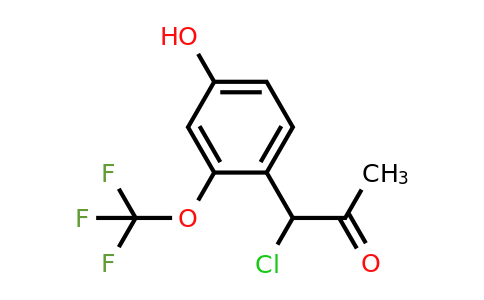 1804220-04-9 | 4-(1-Chloro-2-oxopropyl)-3-(trifluoromethoxy)phenol