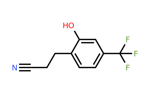1804220-13-0 | 3-(2-Hydroxy-4-(trifluoromethyl)phenyl)propanenitrile