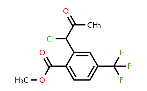 1804220-19-6 | Methyl 2-(1-chloro-2-oxopropyl)-4-(trifluoromethyl)benzoate