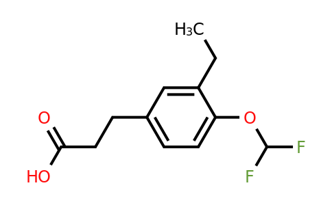 1804220-24-3 | 4-(Difluoromethoxy)-3-ethylphenylpropanoic acid