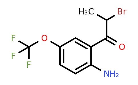 1804220-40-3 | 1-(2-Amino-5-(trifluoromethoxy)phenyl)-2-bromopropan-1-one