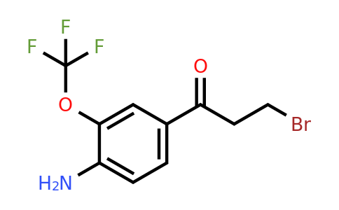 1804220-46-9 | 1-(4-Amino-3-(trifluoromethoxy)phenyl)-3-bromopropan-1-one