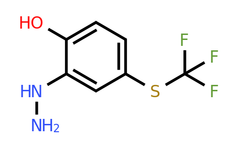 1804220-49-2 | 2-Hydrazinyl-4-(trifluoromethylthio)phenol