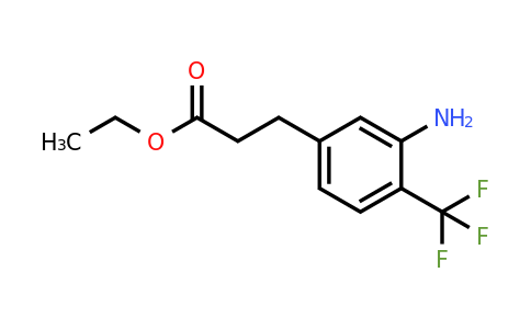 1804220-71-0 | Ethyl 3-(3-amino-4-(trifluoromethyl)phenyl)propanoate