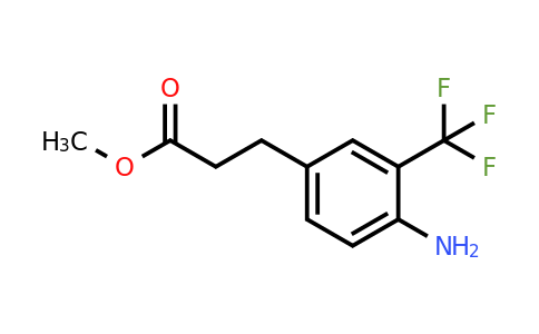 1804220-77-6 | Methyl 3-(4-amino-3-(trifluoromethyl)phenyl)propanoate