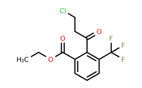 1804220-87-8 | Ethyl 2-(3-chloropropanoyl)-3-(trifluoromethyl)benzoate