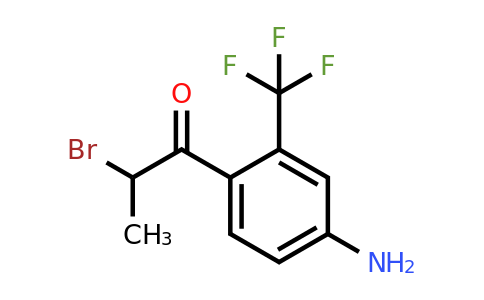1804221-07-5 | 1-(4-Amino-2-(trifluoromethyl)phenyl)-2-bromopropan-1-one