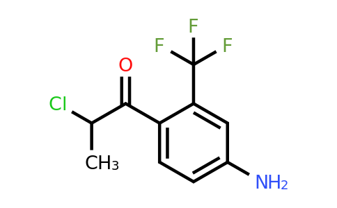 1804221-14-4 | 1-(4-Amino-2-(trifluoromethyl)phenyl)-2-chloropropan-1-one
