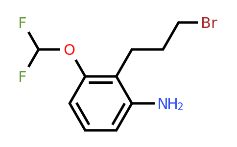 1804221-37-1 | 2-(3-Bromopropyl)-3-(difluoromethoxy)aniline