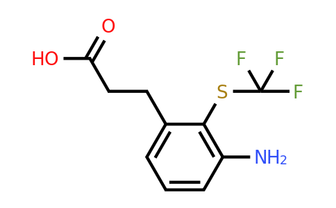 1804221-45-1 | 3-(3-Amino-2-(trifluoromethylthio)phenyl)propanoic acid
