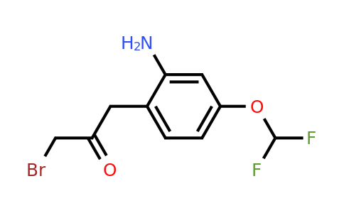 1804221-59-7 | 1-(2-Amino-4-(difluoromethoxy)phenyl)-3-bromopropan-2-one