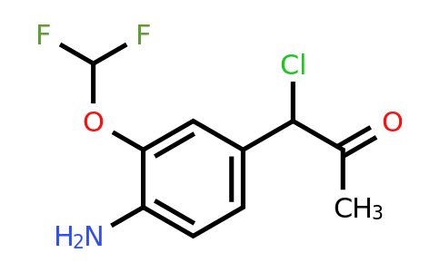 1804221-67-7 | 1-(4-Amino-3-(difluoromethoxy)phenyl)-1-chloropropan-2-one