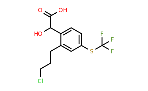 1804221-71-3 | 2-(3-Chloropropyl)-4-(trifluoromethylthio)mandelic acid