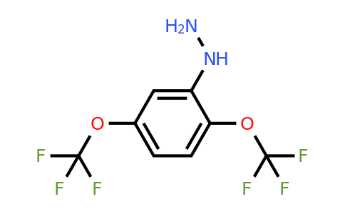 1804221-76-8 | (2,5-Bis(trifluoromethoxy)phenyl)hydrazine