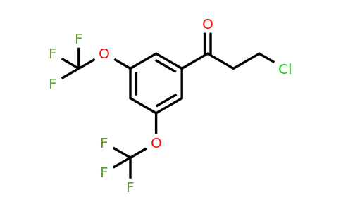 1804221-92-8 | 1-(3,5-Bis(trifluoromethoxy)phenyl)-3-chloropropan-1-one