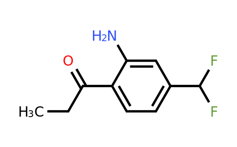 1804221-97-3 | 1-(2-Amino-4-(difluoromethyl)phenyl)propan-1-one